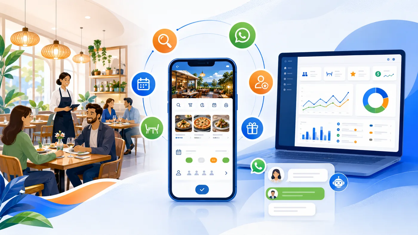 Srushti Restaurant Platform — connected guest and restaurant operations